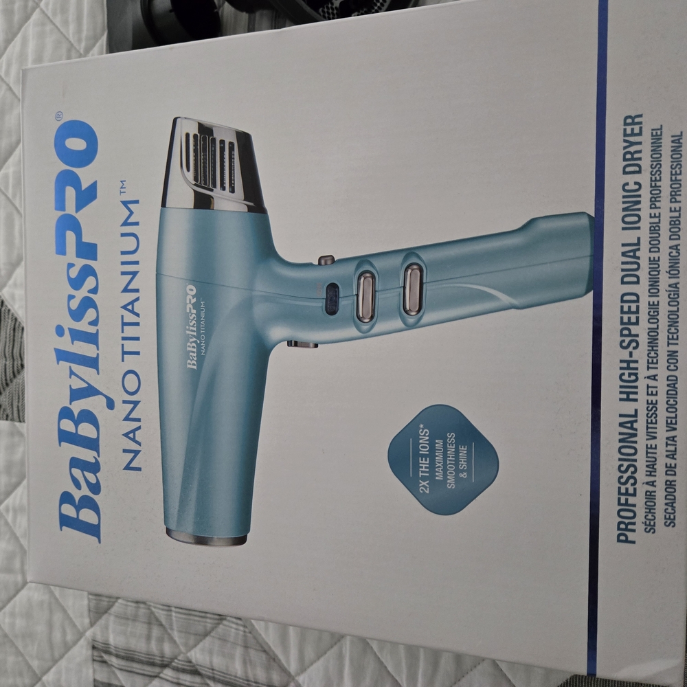 BaBylissPRO Nano Titanium Hair Dryer - Blue
